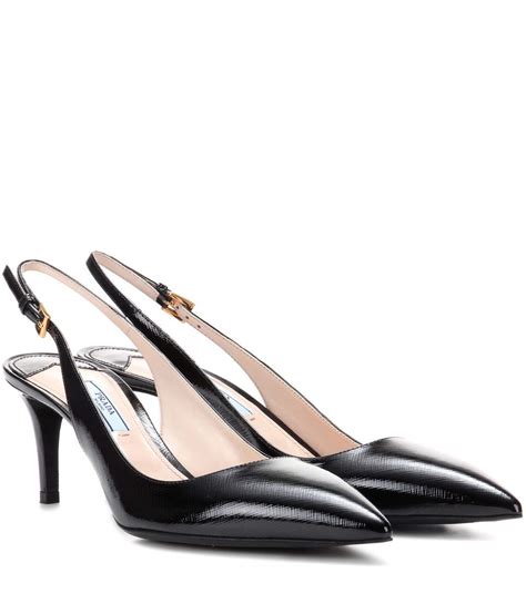 prada sling shoes|Prada slingback kitten heels.